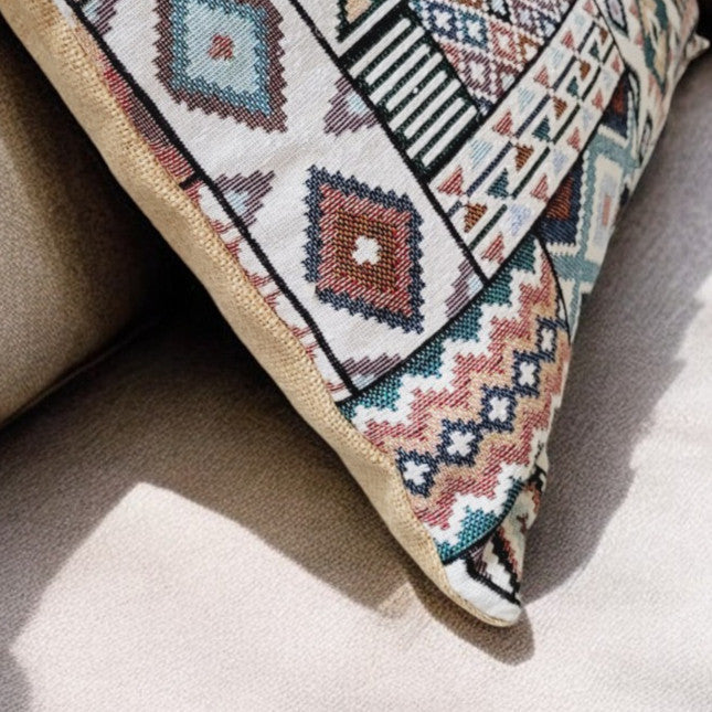 Aztec Blue Cushion Cover