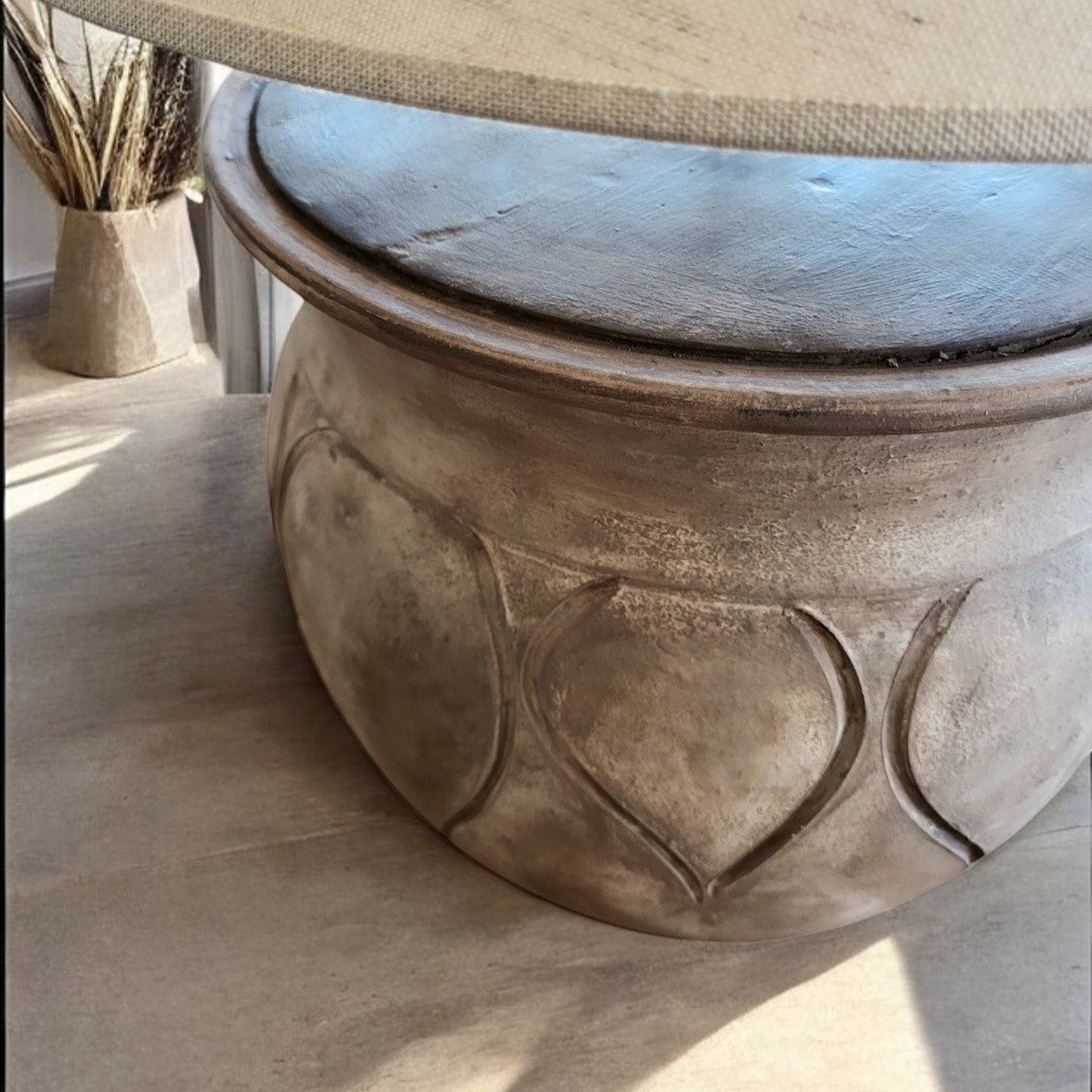 CureMe - Rustic Ceramic Table Lamp