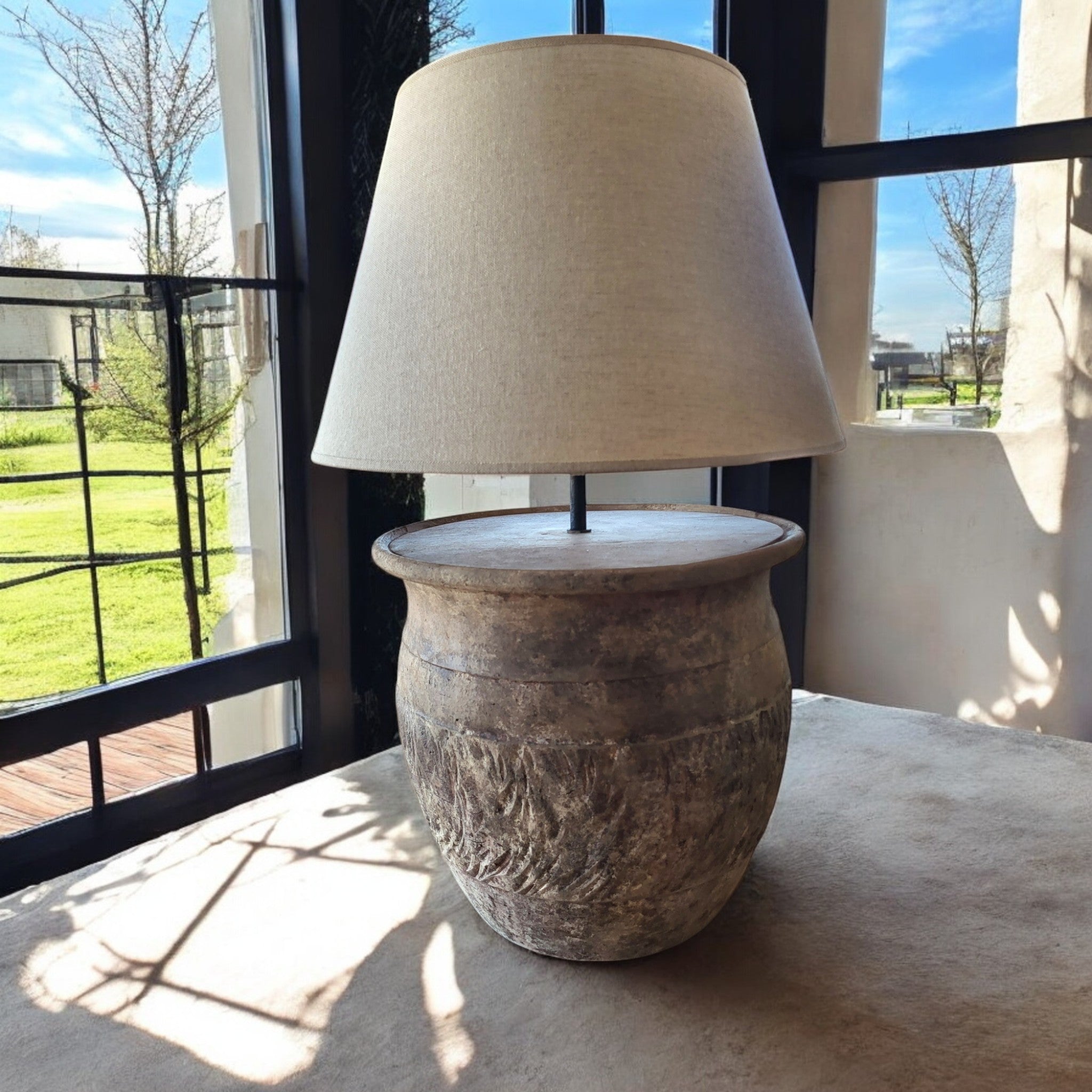 Terracotta no.RRL42 - ceramic table lamp