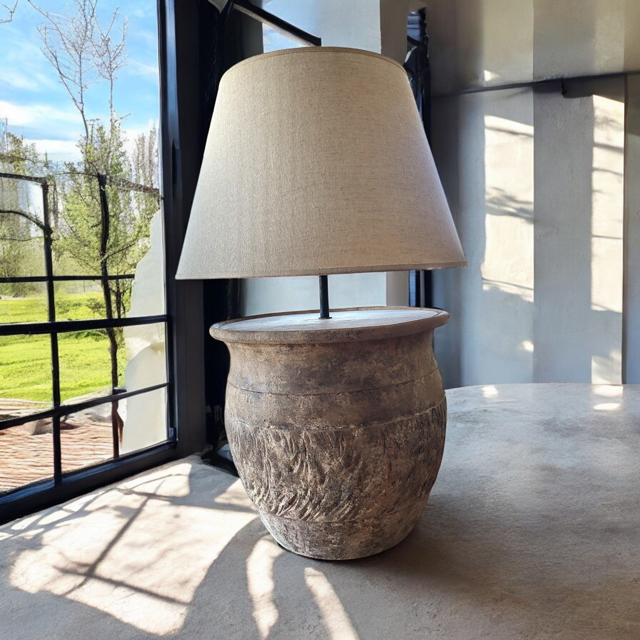 Terracotta no.RRL42 - ceramic table lamp