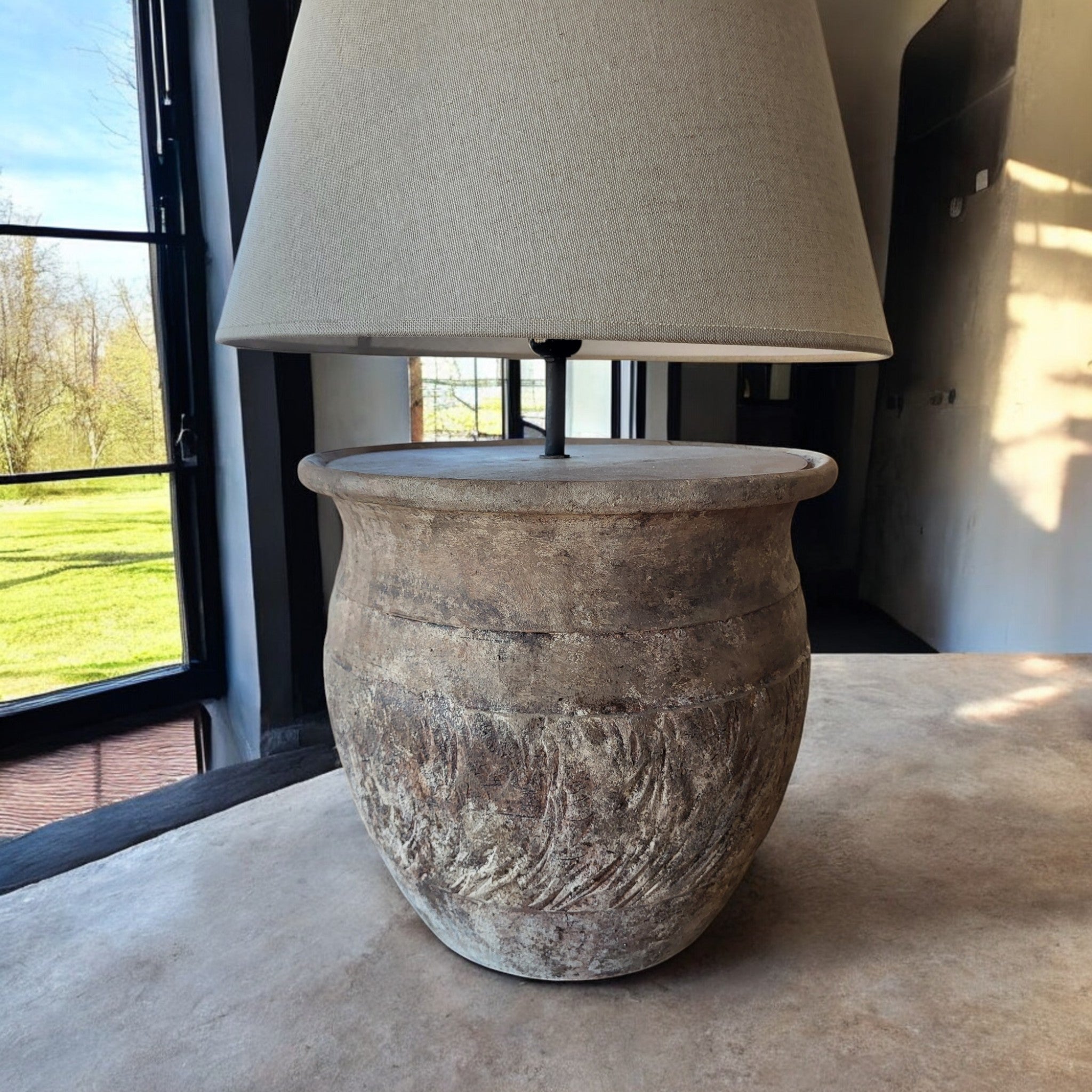 Terracotta no.RRL42 - ceramic table lamp